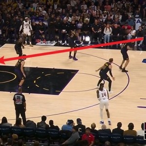 开云体育app-仙人指路！米切尔炮弹直传撕开防线 托布篮下接球勾手命中